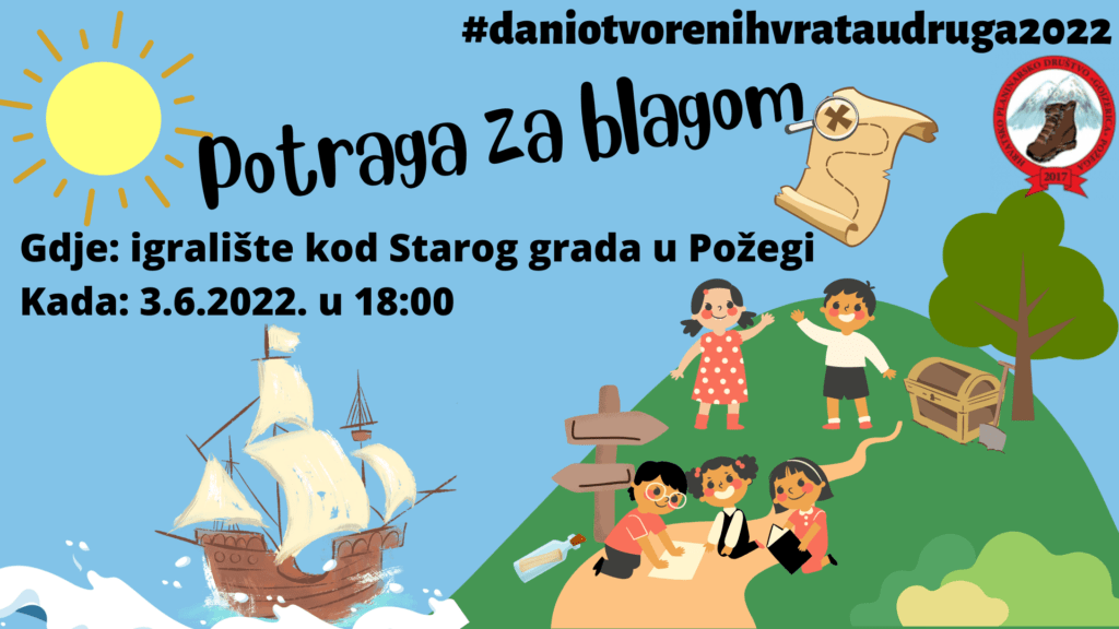 Potraga za blagom - Dani otvorenih vrata udruga - 03.06.2022. g.