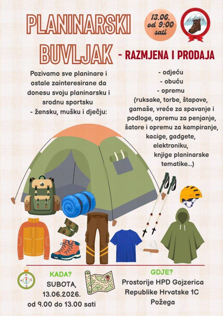 PLANINARSKI BUVLJAK dana 13.06.2026.